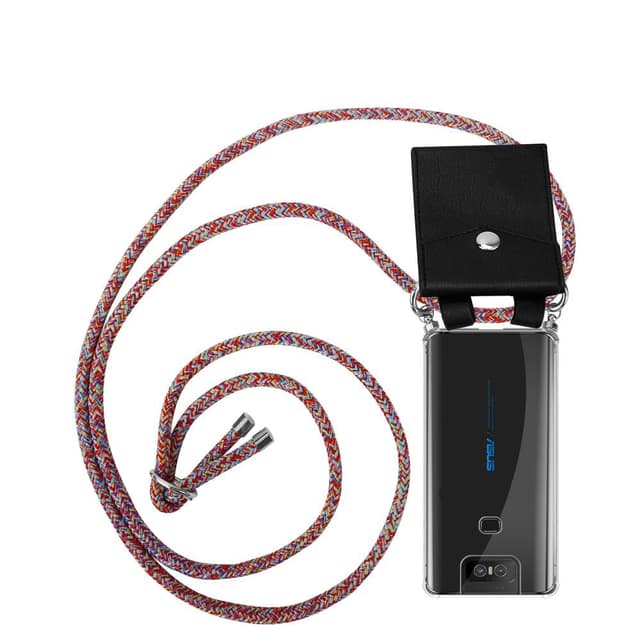 Skal Asus ZenFone 6 Fodral Kedja (Röd)