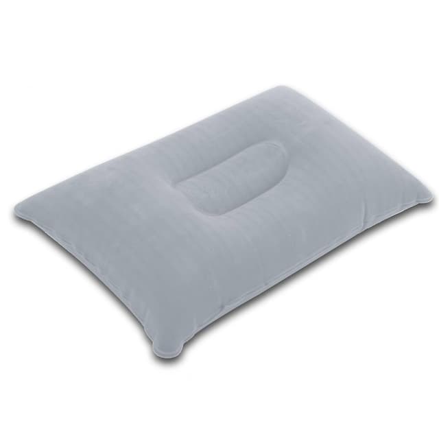 Pute for nakken ergonomisk oppblåsbar pute (gra)