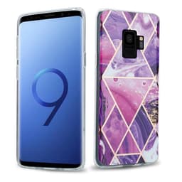 Samsung Galaxy S9 Suojakuori Lompakkokotelo (Violetti)