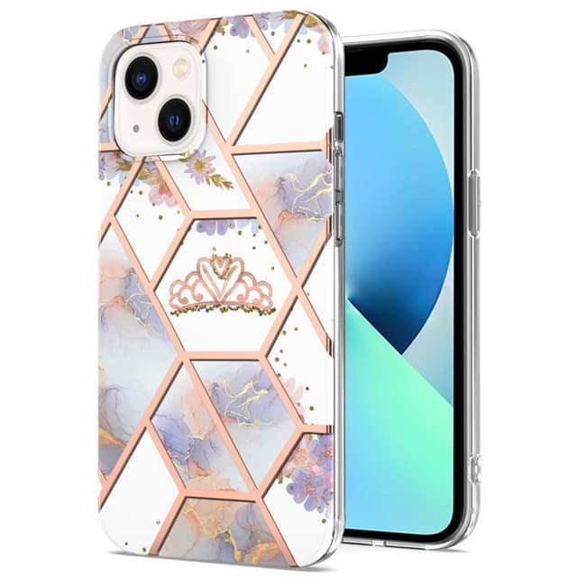 SKALO iPhone 15 Plus Marmor TPU-skal - Motiv 3