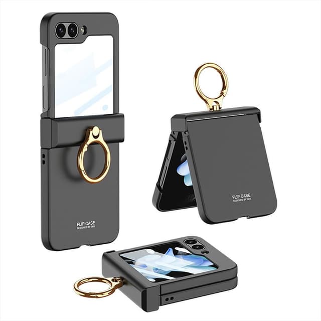 SKALO Samsung Z Flip5 GKK Flip Ring Cover - Sort
