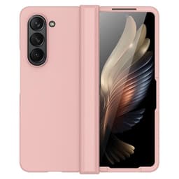 SKALO Samsung Z Fold5 Skin-touch Fold Suojakuori - Pinkki