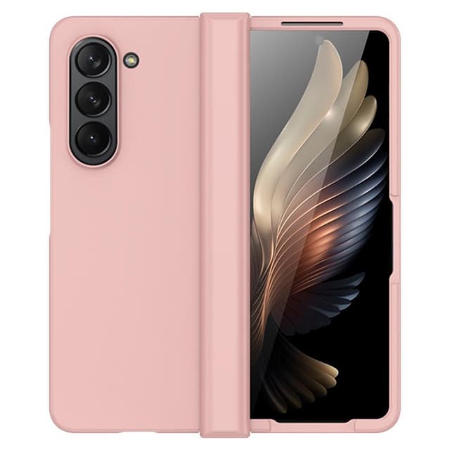 SKALO Samsung Z Fold5 Skin-touch Fold Suojakuori - Pinkki
