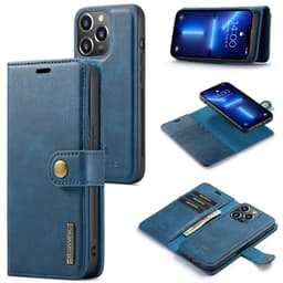 DG MING iPhone 15 Pro 2-i-1 Magnet Pungetui - Blå