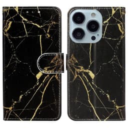 SKALO iPhone 15 Pro Marmori 3D Lompakkokotelo