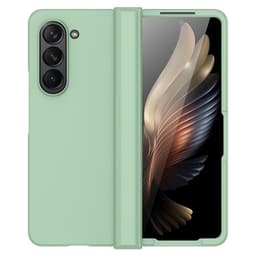 SKALO Samsung Z Fold5 Skin-touch Fold Suojakuori - Turkoosi
