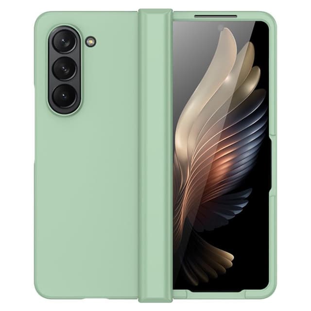 SKALO Samsung Z Fold5 Skin-touch Fold Suojakuori - Turkoosi