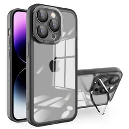 SKALO iPhone 15 Pro Colour Bumper Camera Ring Cover - Sort