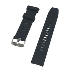 Silikonarmbånd 20 mm Sort