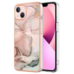 SKALO iPhone 15 Marmor TPU-skal - Motiv 2