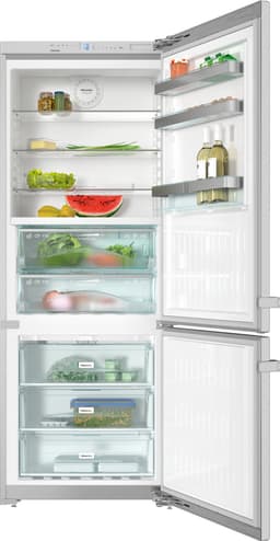 Miele Kombinerad kyl/frys KFN 16947 D ed/cs (Rostfritt stål CleanSteel)