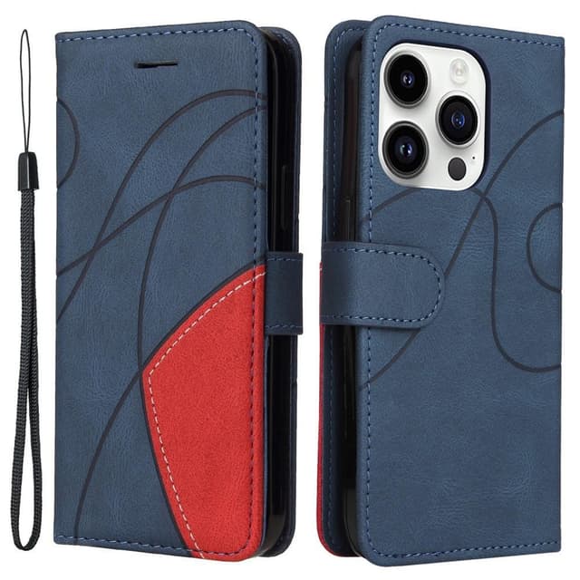 Til iPhone 15 Pro KT Series-1 Dobbeltfarvet etui