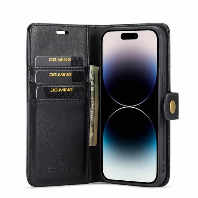 Wallet DG-Ming 2i1 Apple iPhone 15 Pro Max - Sort