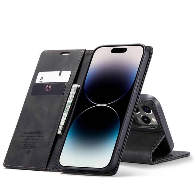 CaseMe Smart Magnet FlipCase Apple iPhone 15 Pro Max - Svart