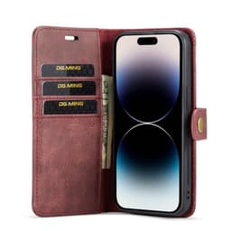 Lommeboketui DG-Ming 2i1 Apple iPhone 15 Pro Max - Rød