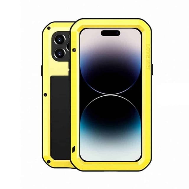 LOVE MEI Powerful deklsel Apple iPhone 15 Pro - Gul
