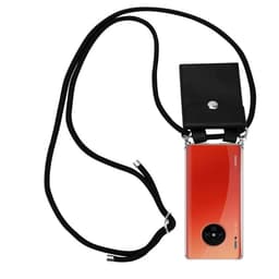 Huawei MATE 30 PRO Deksel med Halskjede (svart)