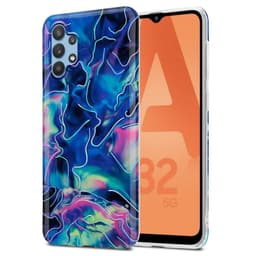 Samsung Galaxy A32 5G Plånboksfodral Skal (Blå)