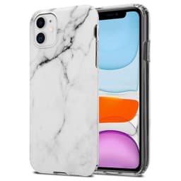 iPhone 11 Suojakuori Lompakkokotelo (Valkoinen)