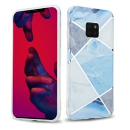 Huawei MATE 20 PRO Suojakuori Lompakkokotelo (Sininen)