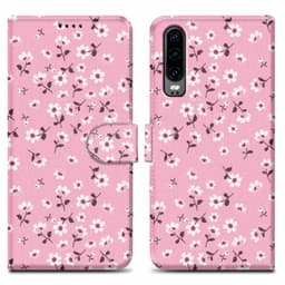 Huawei P30 lommebokdeksel etui (rosa)