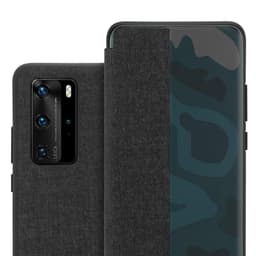 Huawei P40 PRO / P40 PRO+ lommebokdeksel etui (svart)