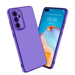 Huawei P40 silikondeksel cover (lilla)