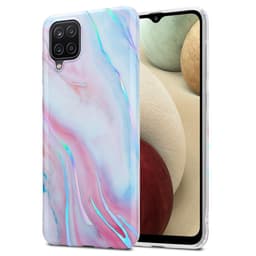 Samsung Galaxy A12 / M12 lommebokdeksel etui (hvit)