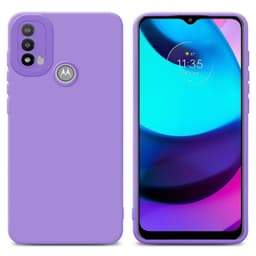Motorola MOTO E20 silikondeksel case (lilla)
