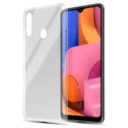 Samsung Galaxy A20s Suojakuori Suojakotelo Läpinäkyvä