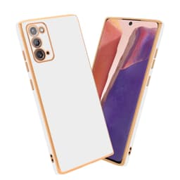 Samsung Galaxy NOTE 20 silikondeksel case (hvit)