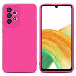 Samsung Galaxy A72 4G / 5G silikondeksel case (rosa)