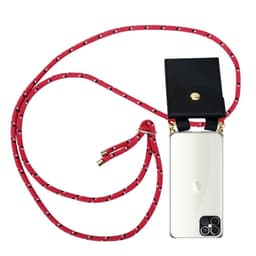 iPhone 12 PRO MAX deksel med Halskjede (rosa)