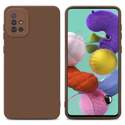 Samsung Galaxy A51 4G / M40s Skal Fodral Case (Brun)