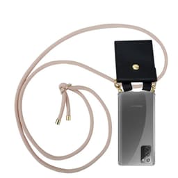 Samsung Galaxy NOTE 20 Deksel med Halskjede (rosa)