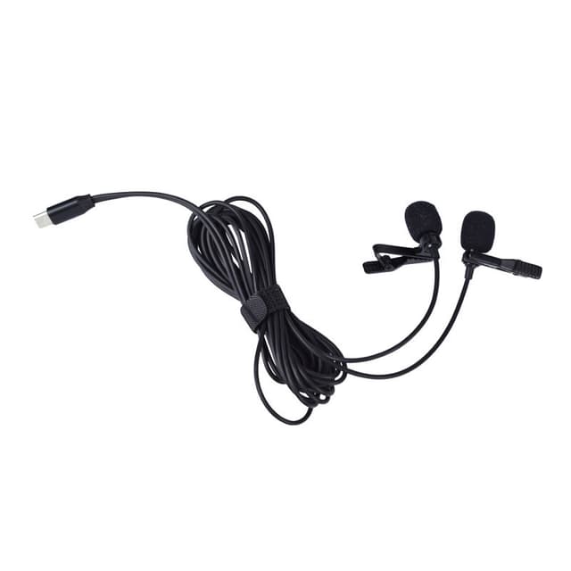 Renton Dobbelt knapphullsmikrofon (USB-C)
