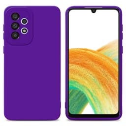 Samsung Galaxy A33 5G Skal Fodral Case (Lila)