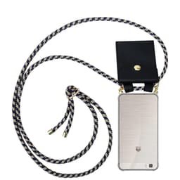 Huawei P8 LITE 2015 Deksel med Halskjede (blå)