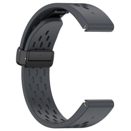 26 mm silikonklokkerem for Garmin Epix Pro 51 mm/Fenix 7X/Fenix 7X Pro Mørk grå