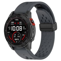 20mm silikonarmband för Garmin Epix Pro 42mm/Fenix 7S/Fenix 7S Pro Mör
