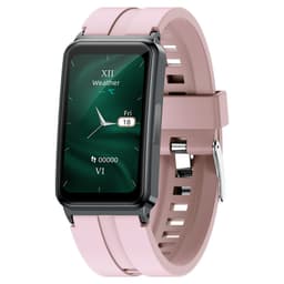 INF Smartklokke med EKG/HRV, puls, blodsukker, sportsmoduser Rosa