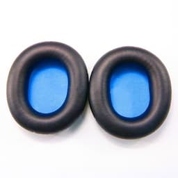 Øreputer i PU-proteinskinn for Sennheiser HD8 DJ/HD6-miks med HD8-hodebånd Sort