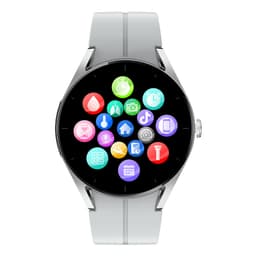 Smartwatch med EKG-hjerteovervågning/Bluetooth-kald/blodsukkermåling Hvid
