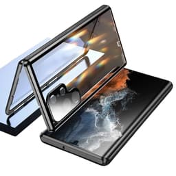 Mobildeksel kompatibel med Samsung Svart Black  Samsung S22 Ultra