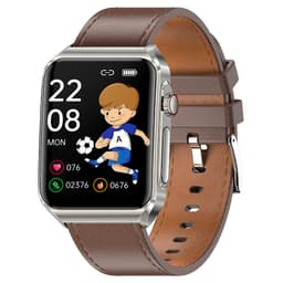 Smartklokke med EKG-hjerteovervåking/Bluetooth-ringing/Bluetooth-musikk Brun