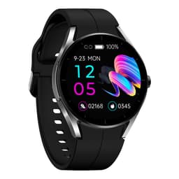 Smartwatch med EKG-hjerteovervågning/Bluetooth-kald/blodsukkermåling Sort