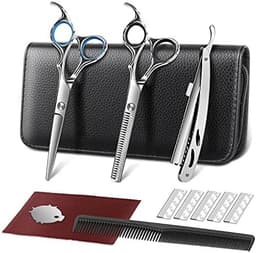 Hiussakset setti hiusten leikkaamiseen