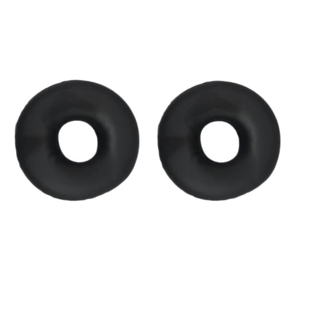 1 par øreputer i PU-proteinskinn for Logitech H600/H390 Sort