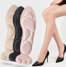 Mjuka iläggsulor med hälskydd 1 par beige 35-39