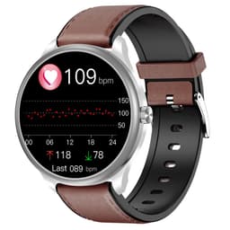 Smartwatch med Bluetooth-samtal, pulsmätning och blodtrycksmätning, IP